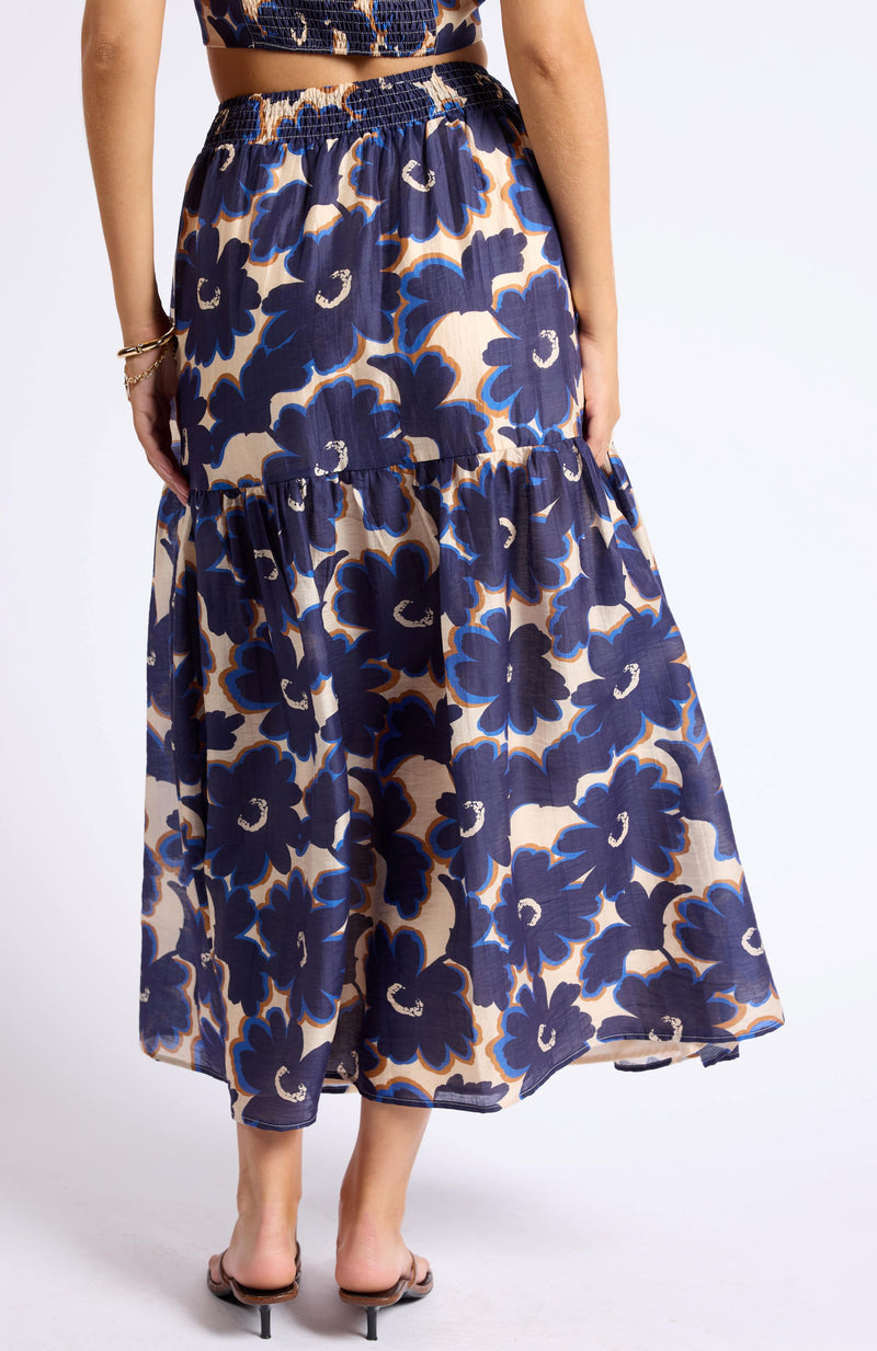 Flora Tiered Maxi Skirt