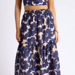 Flora Tiered Maxi Skirt