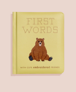 First Words With Cute Embroidered Friends